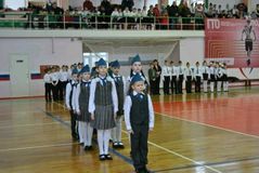 Городской смотр песни и строя.